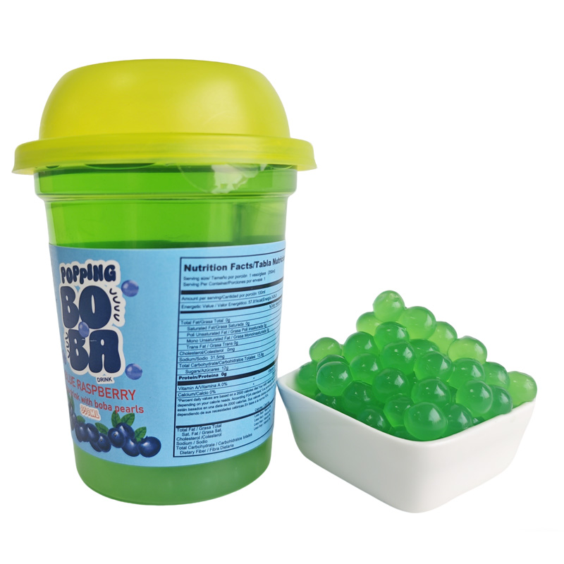 Berry flavor boba drink